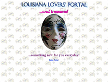 Tablet Screenshot of louisianalover.com